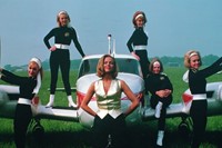 Pussy Galore (Honor Blackman) and her flying circus