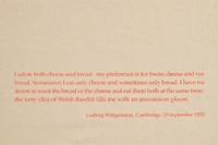 Philosophers Tea Towels – Ludwig Wittgenstein