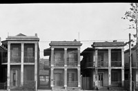 Walker Evans, Frame Houses, New Orleans, Louisiana, 1936