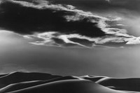 Brett Weston, Dunes &amp; Clouds, Shoshone, 1969