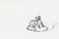 Tracey Emin&#39;s Small Lion, 2011.
