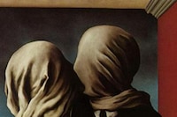 The Lovers, René Magritte, 1928