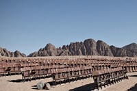 Abandoned cinema in the Sinai Desert