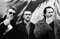 David Bowie, Damien Hirst, Julian Schnabel, New York 1996