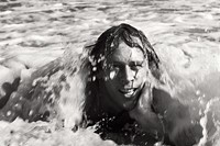 Paul Thek in the Surf, Fire Island, 1966