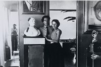 Dali and Gala in his Paris apartment, 1932