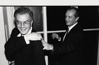 Michael White and Jack Nicholson, 1993