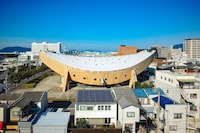 Kagawa Prefectural Gymnasium, Kenzo Tange, 1964