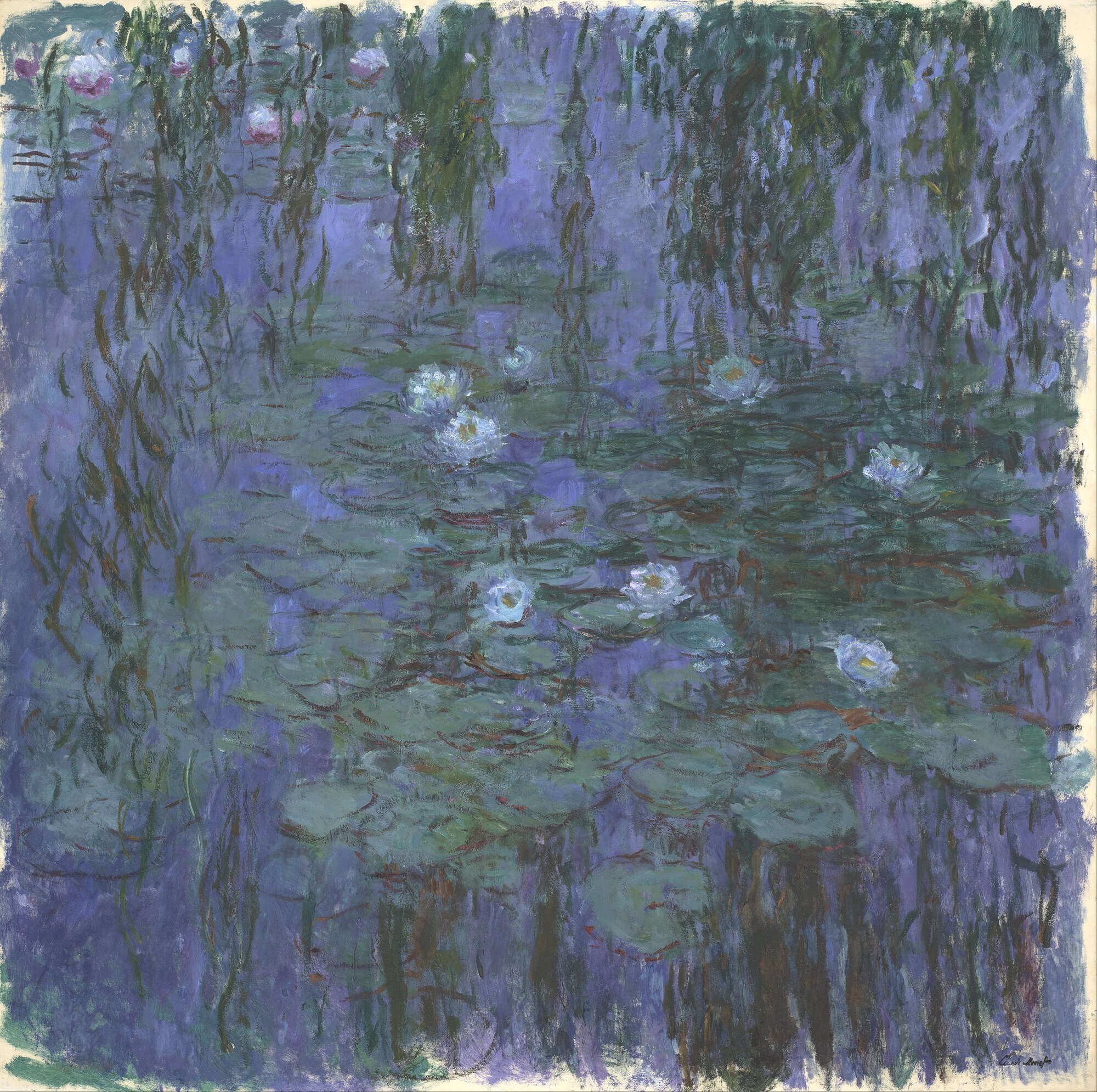 Claude_Monet, Blue Water Lilies, 1916-9