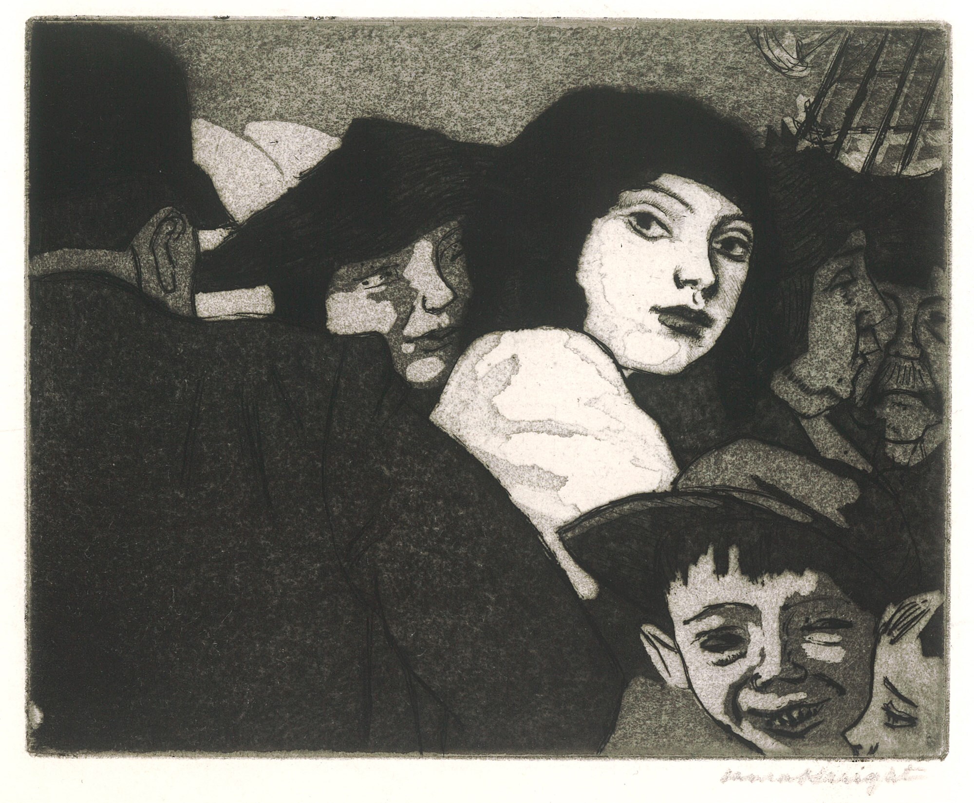 LAURA KNIGHT_A Crowd_courtesy The Fine Art Society