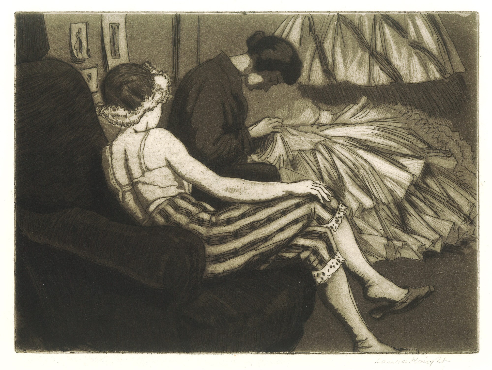 LAURA KNIGHT_Dressing Room No 1_courtesy The Fine 