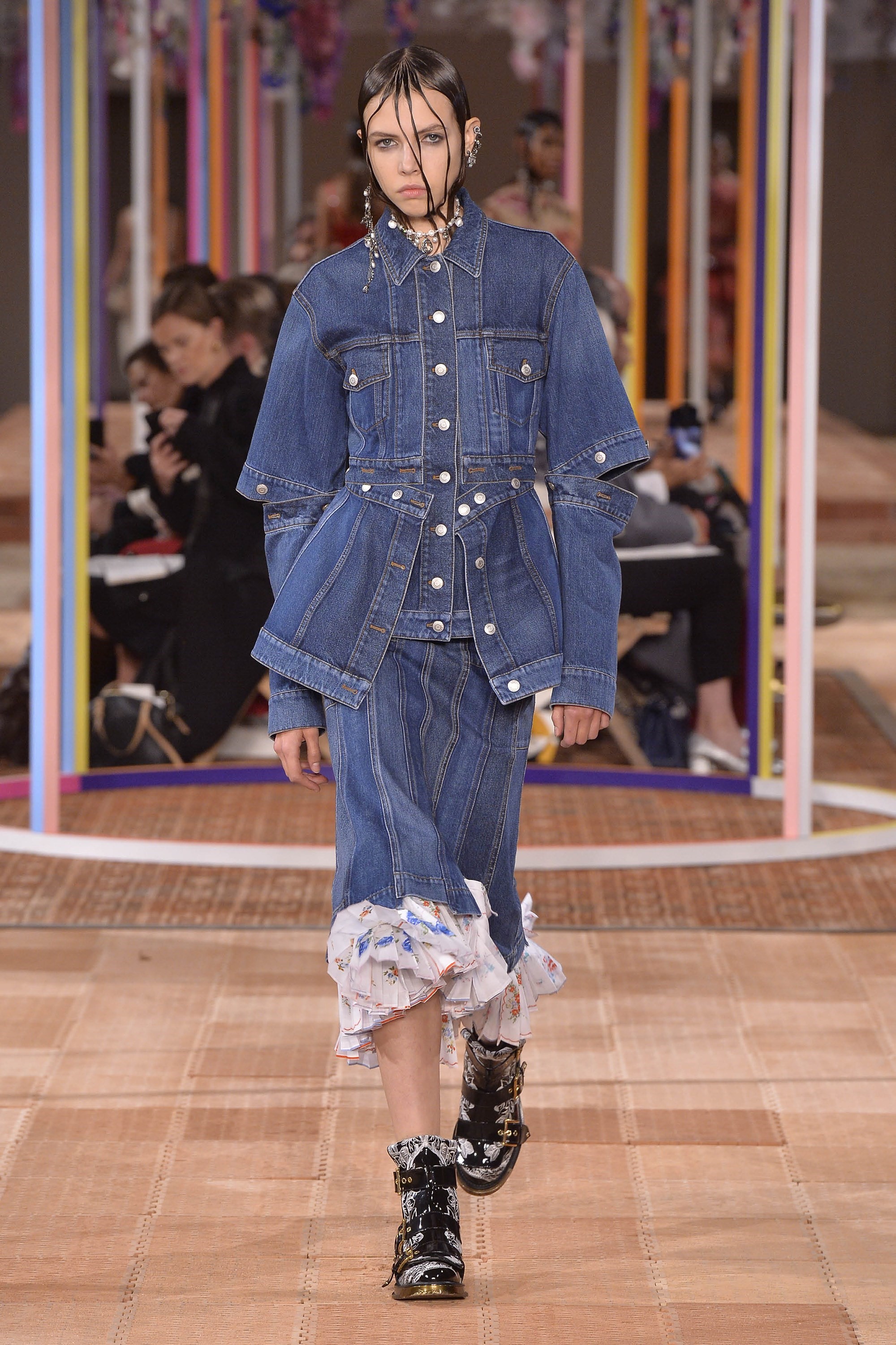 A Luscious Landscape of British Blooms at Alexander McQueen