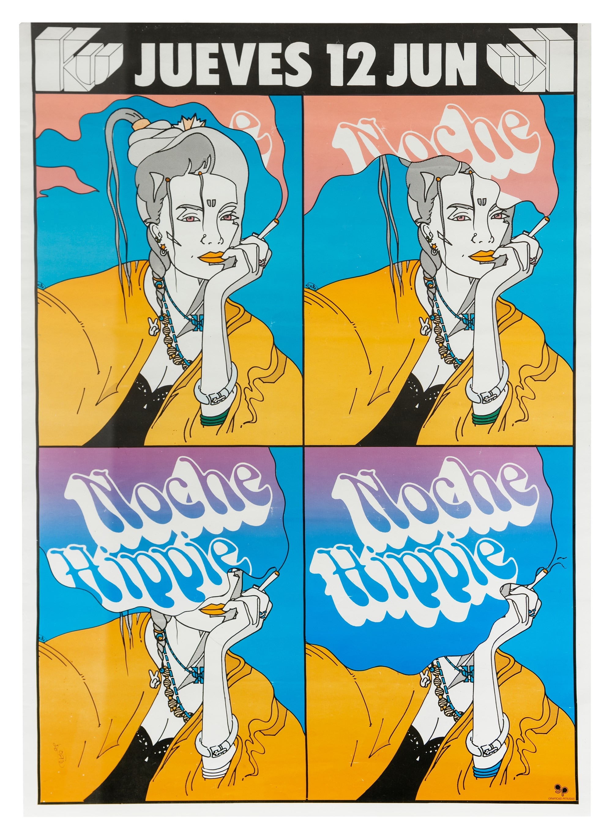 1986.6.12-KU-club,-San-Rafael,-Ibiza,-poster