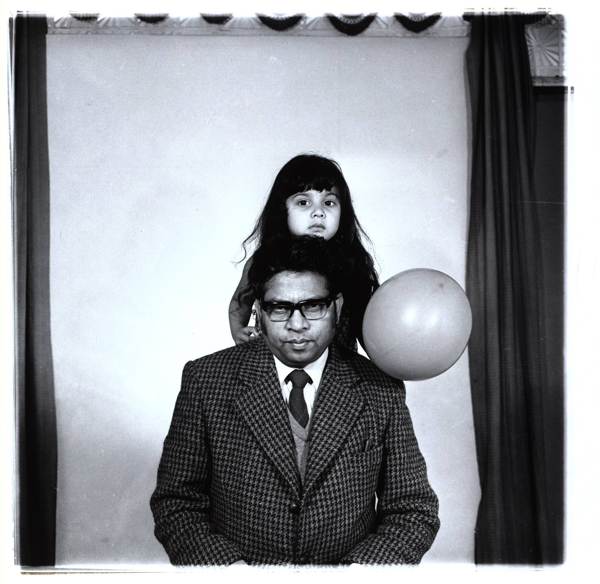 Masterji, Self-portrait with Kokila and balloon, 1