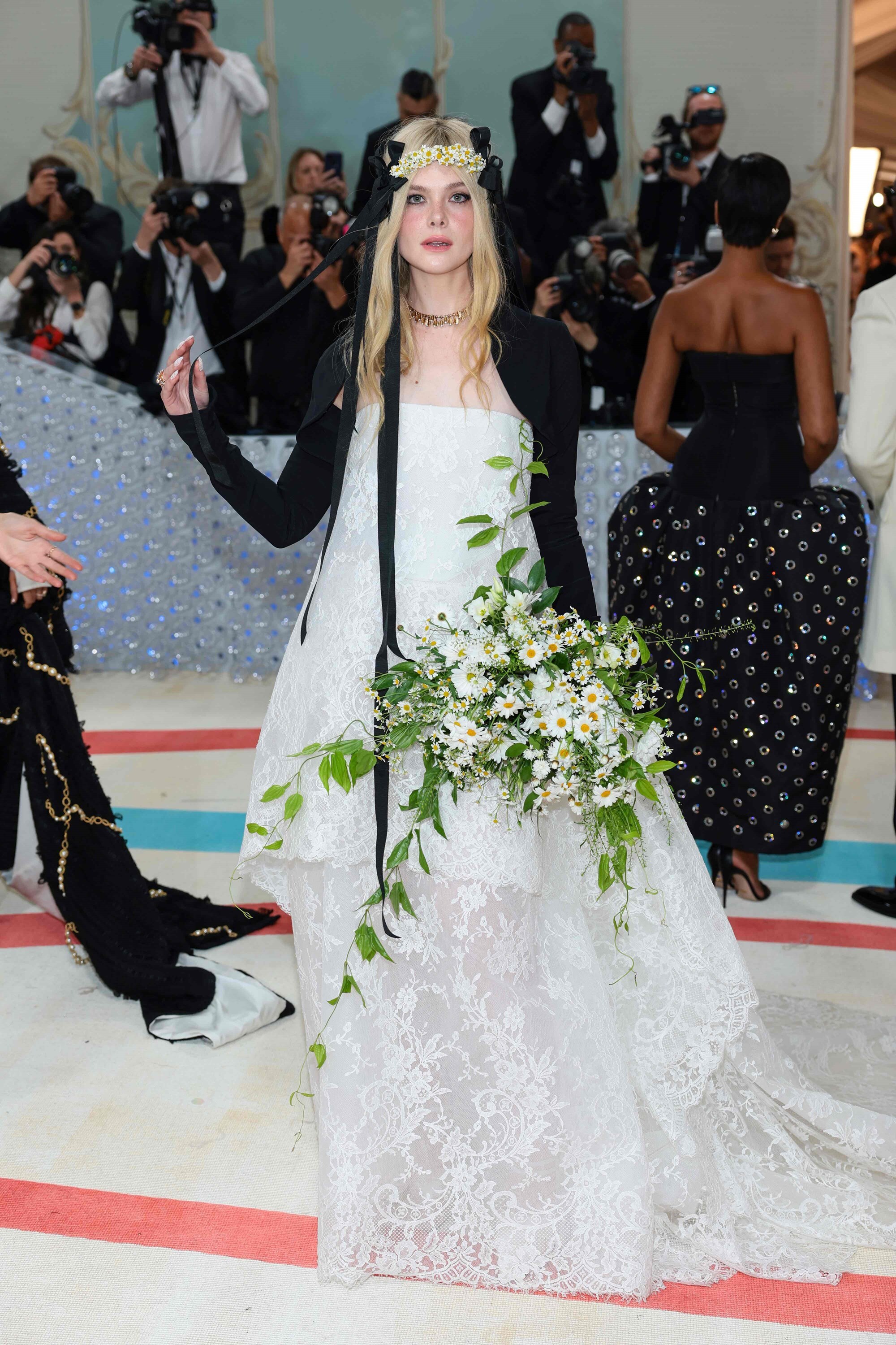 Elle Fanning in Andreas Kronthaler for Vivienne Westwood