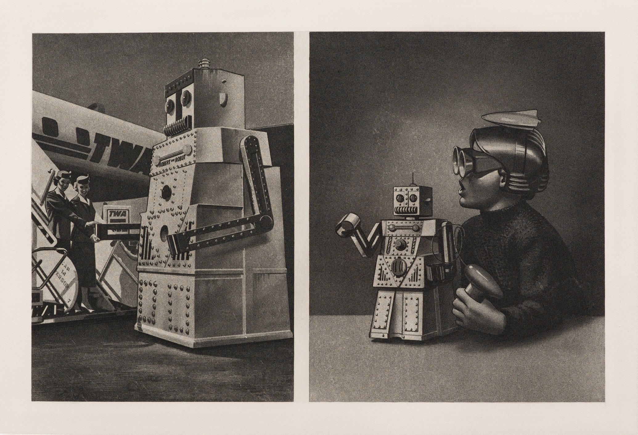 Image 12. Paolozzi, Le Robot Robert Voulait Aller 