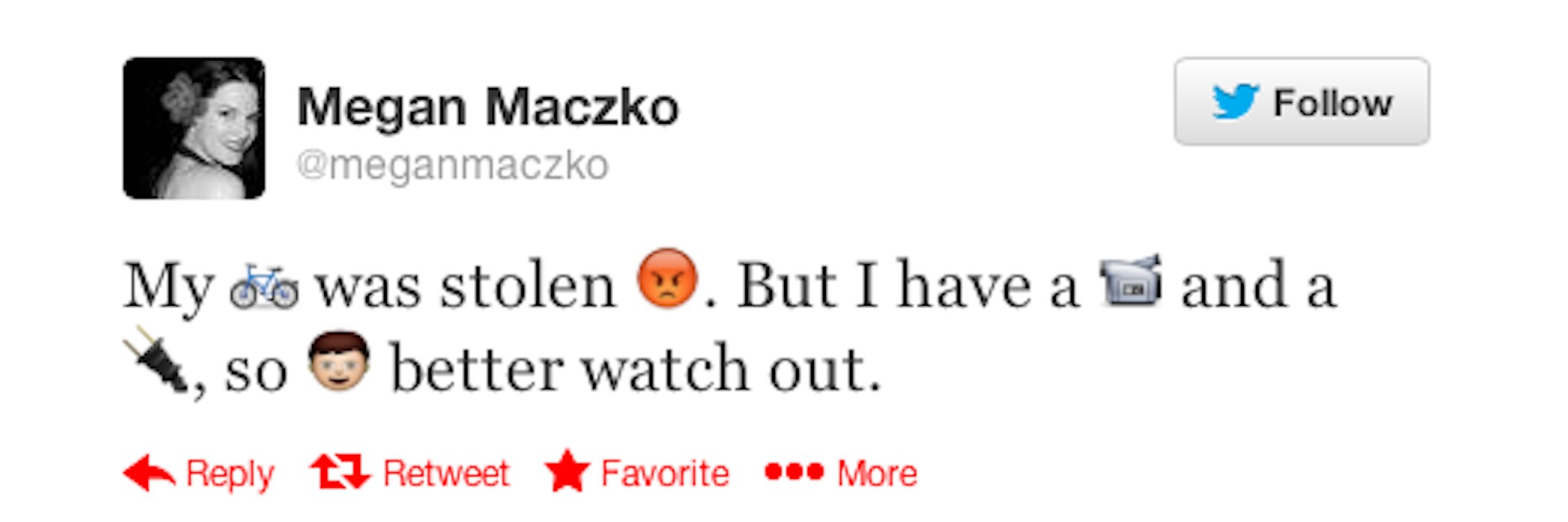 There's no reason you shouldn't file a complaint by tweeting