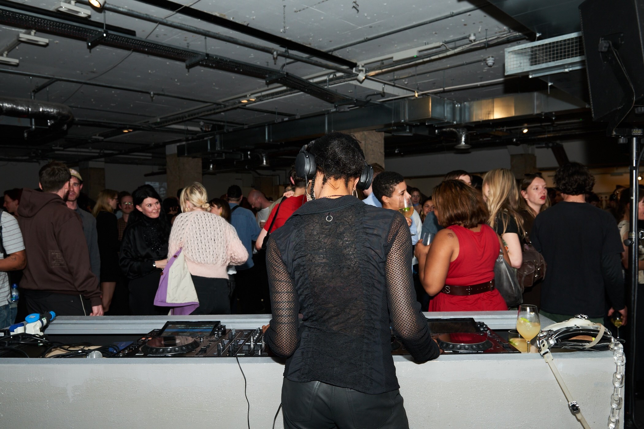 Guests at the Private View for Shashin Ron (On Photography)