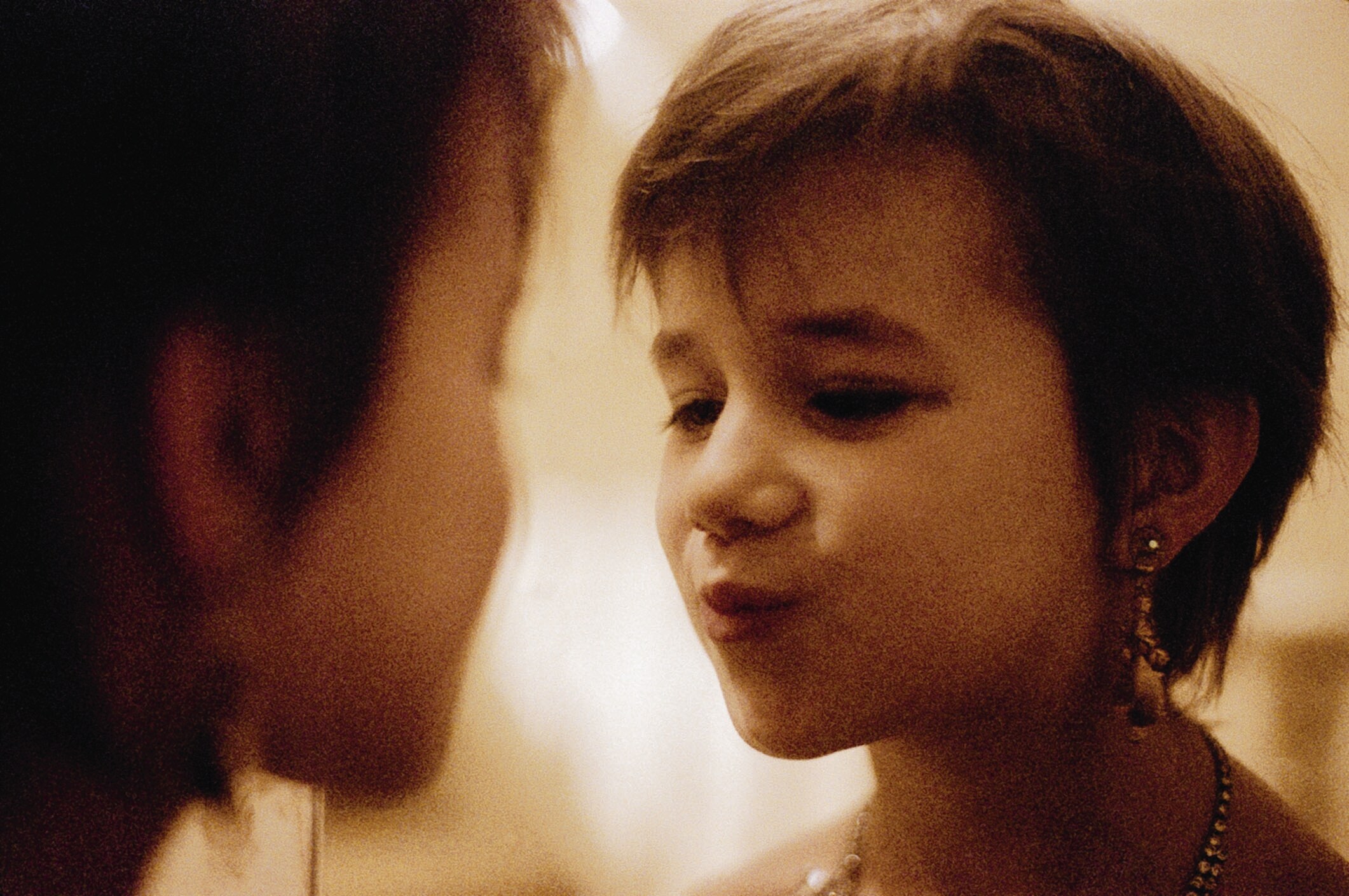 Charlotte dressing up, 1977