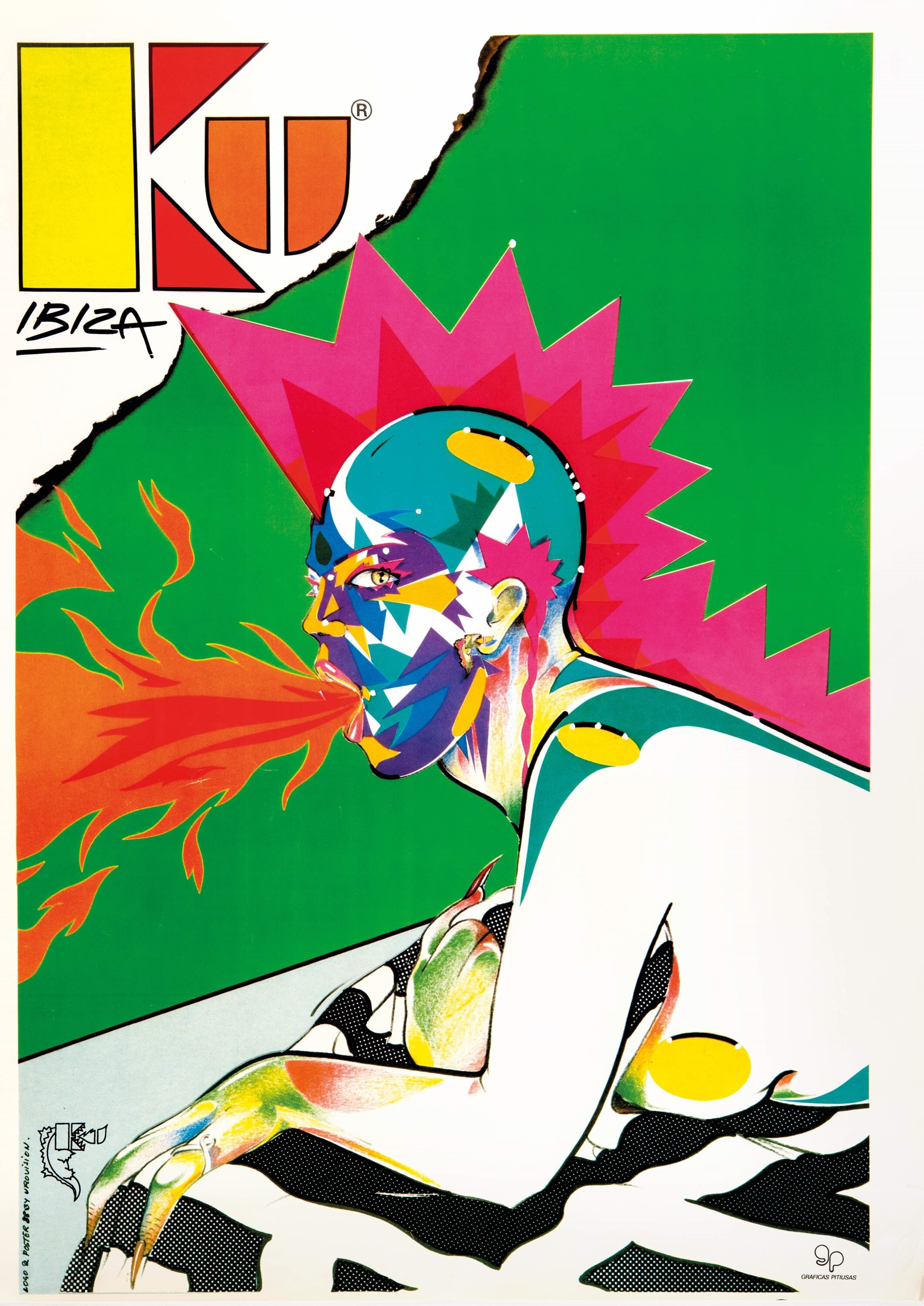 Urovision Yves Uro graphic artist Ibiza IDEA book