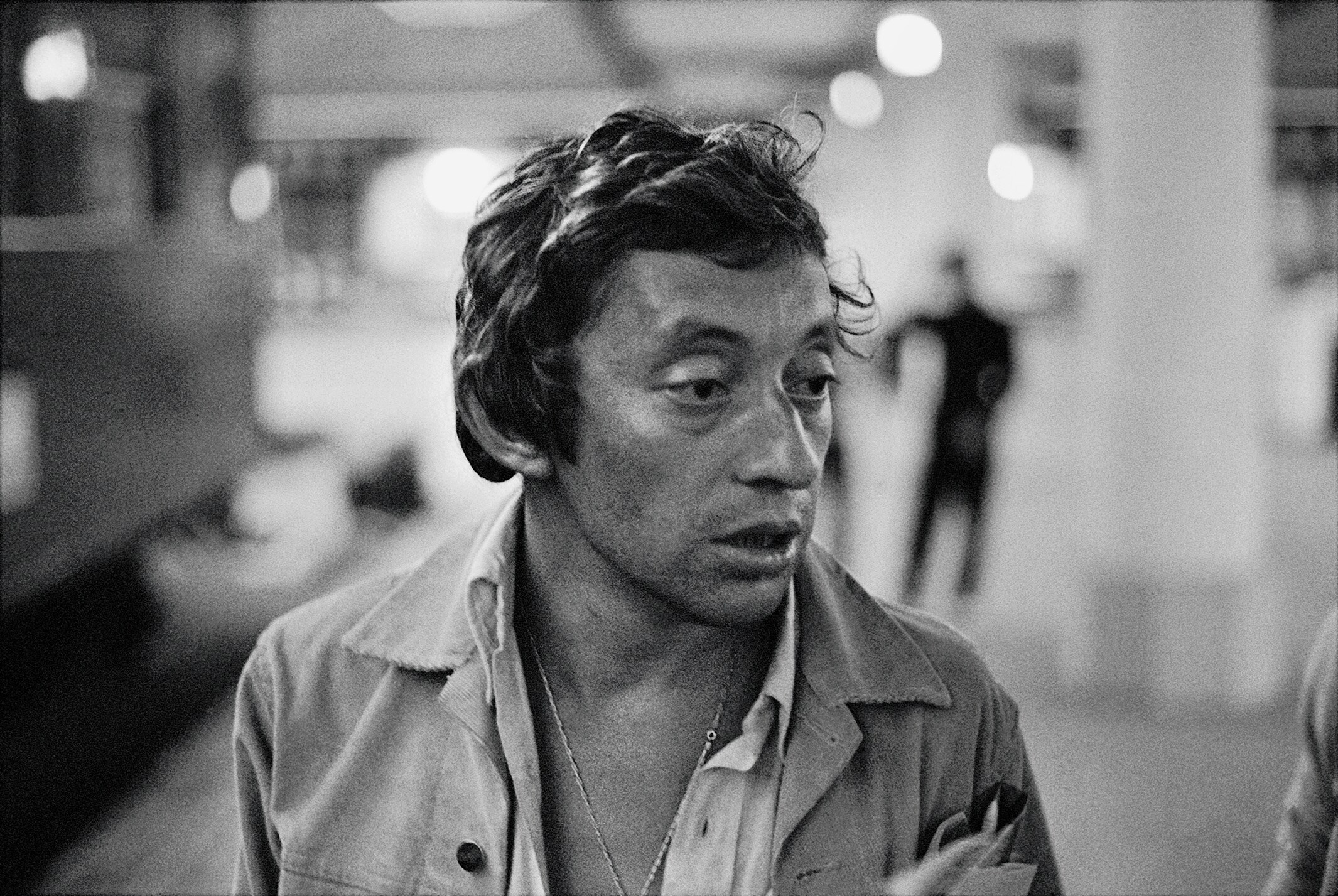 Serge at the station about to board the sleeper to Paris, 19