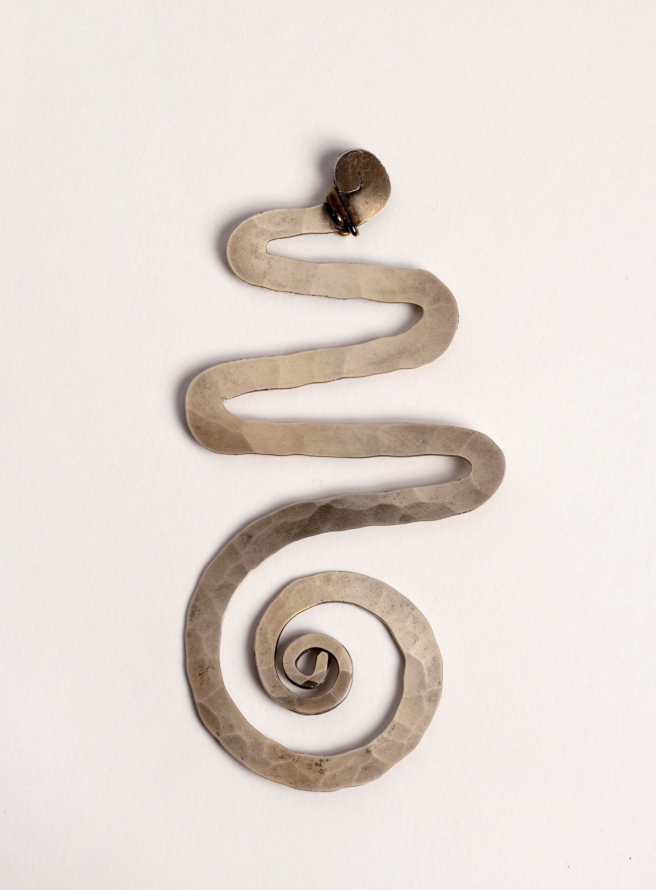 Alexander Calder, Untitled Brooch, 1940, silver, 