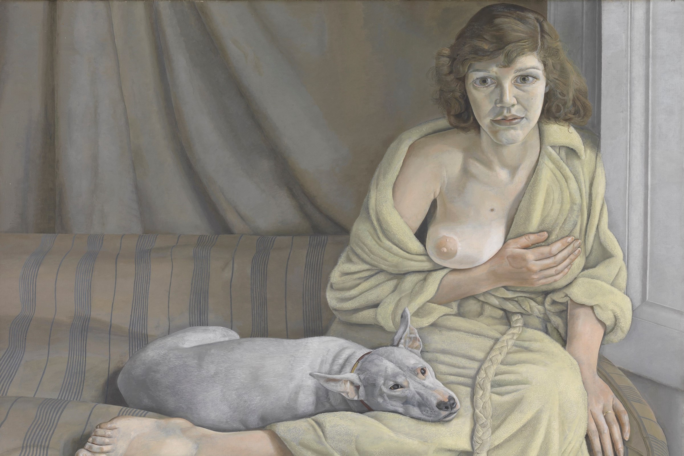 Lucian Freud - Girl With Dog