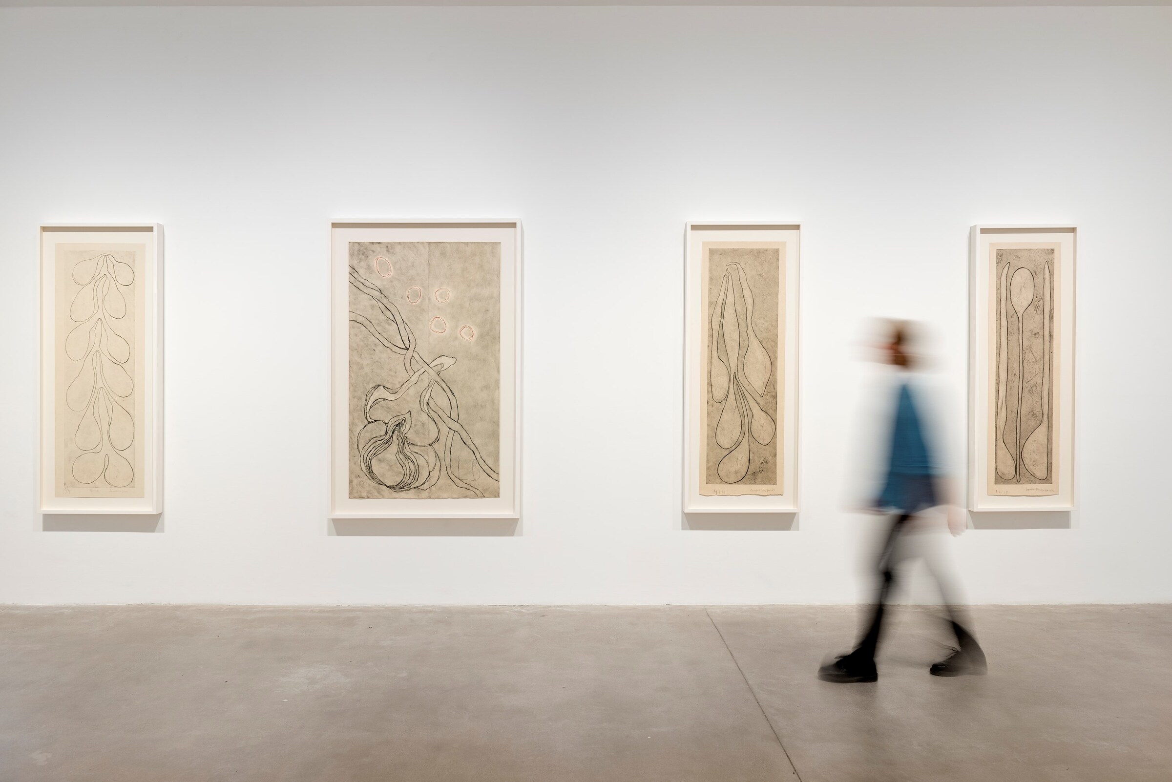 Installation view, ‘Louise Bourgeois.Turning Inwards’