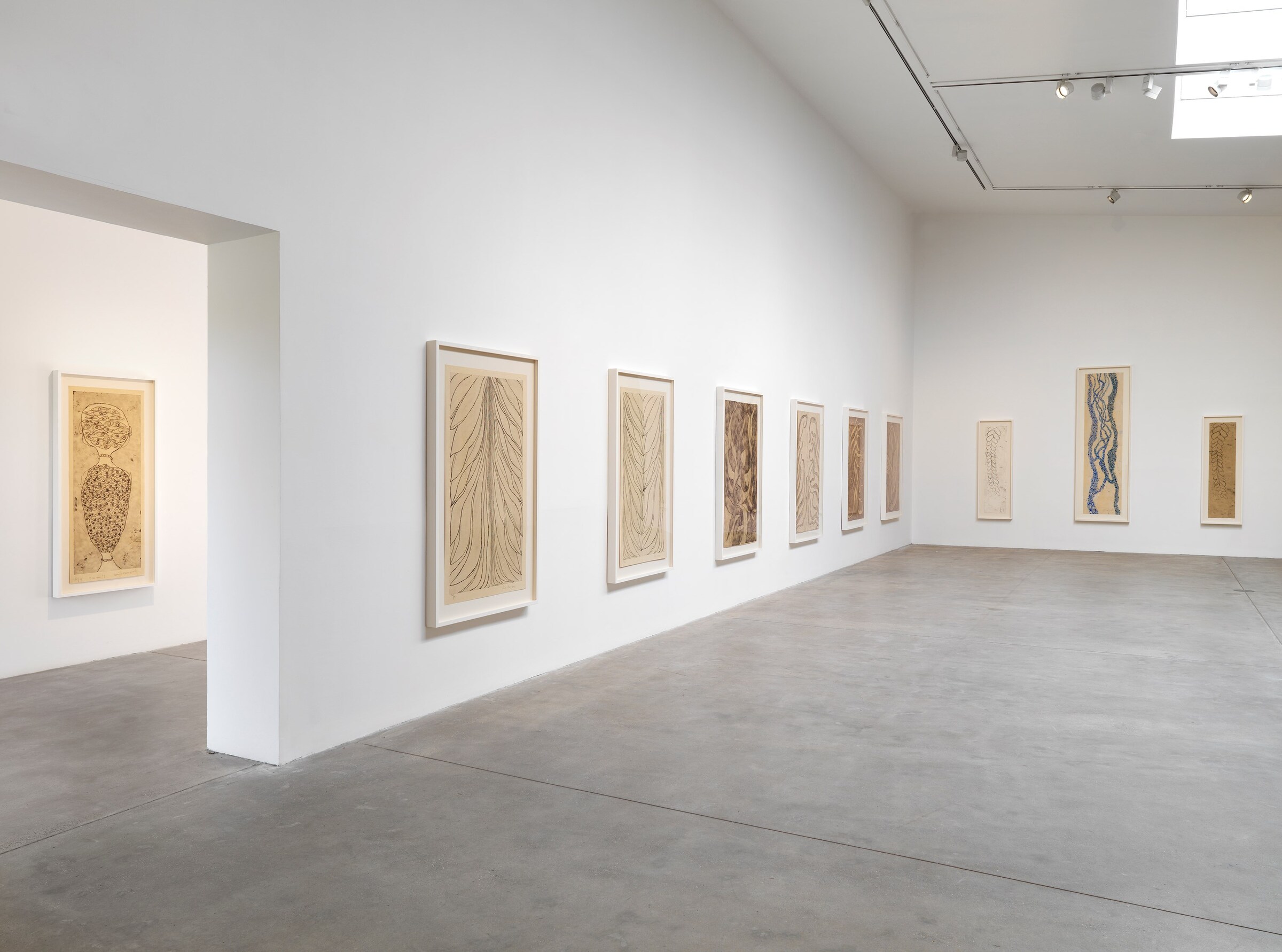 Installation view, ‘Louise Bourgeois.Turning Inwards’