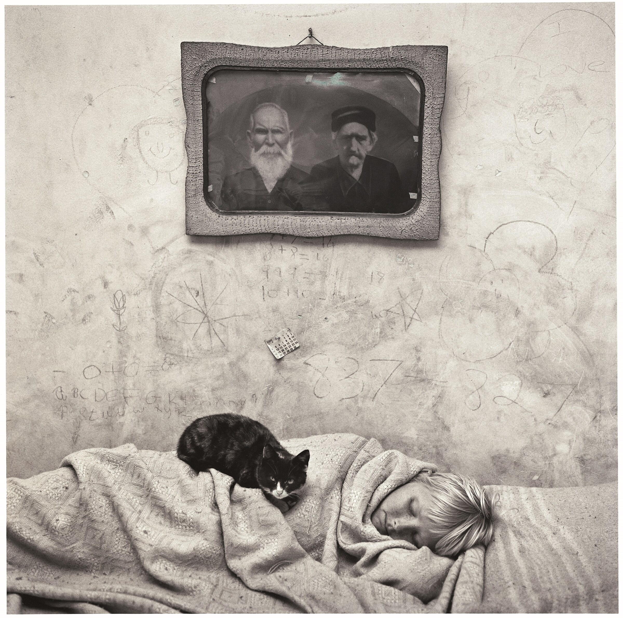 Portrait of Sleeping Girl by Roger Ballen