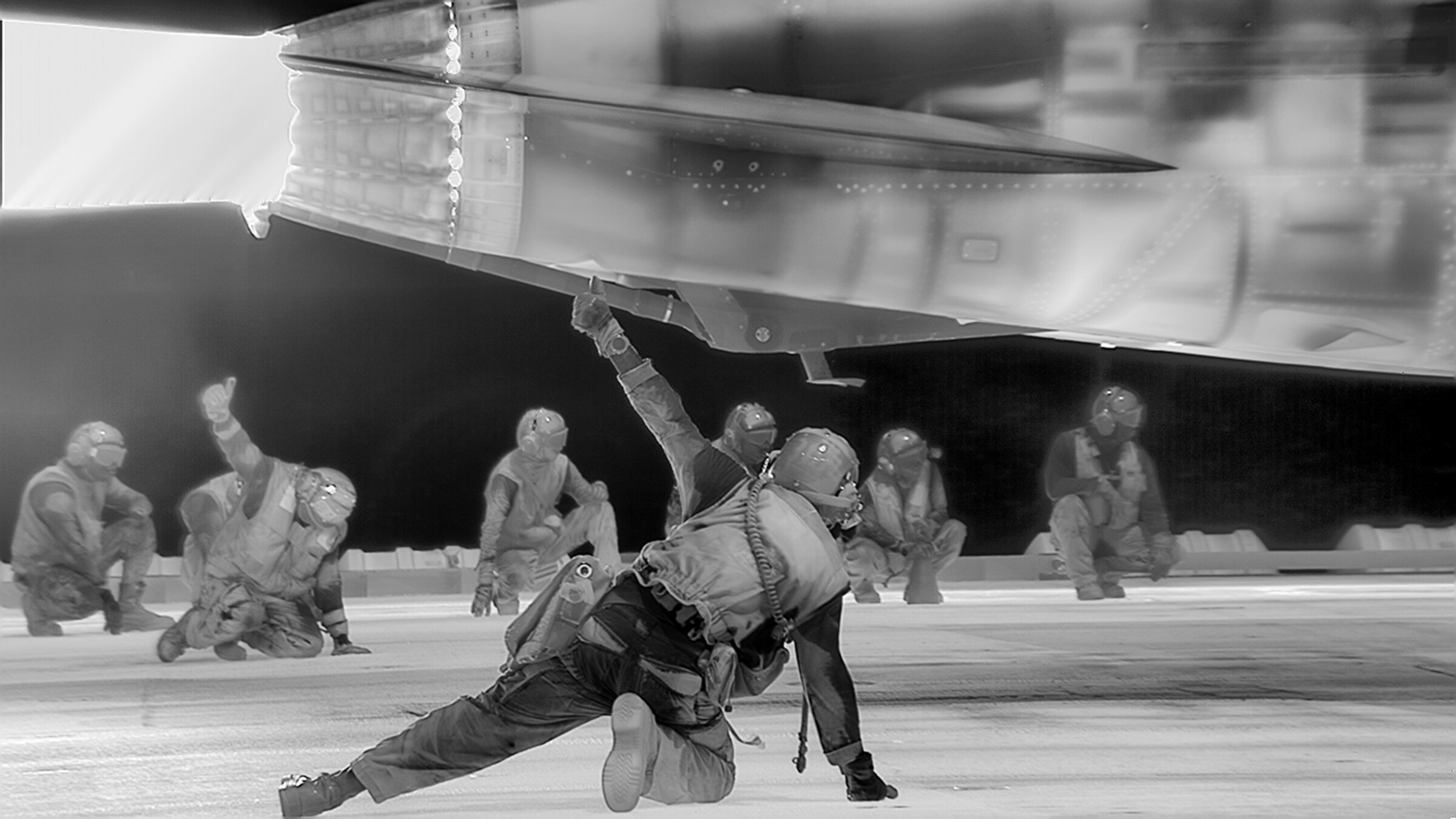 Still frame from Incoming, 2015,