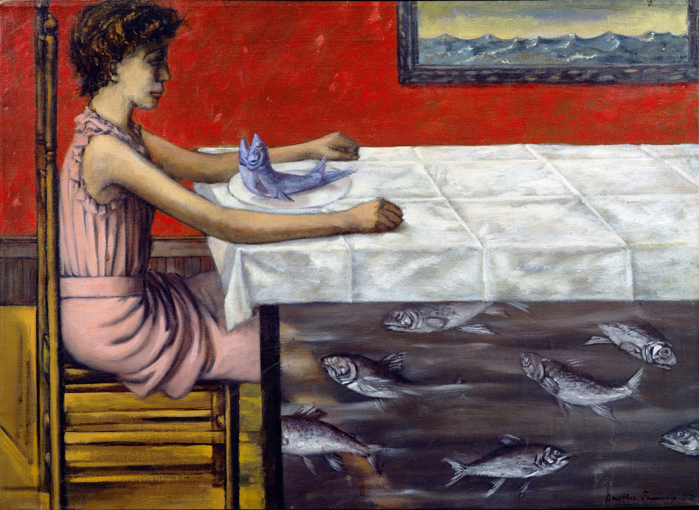 DOROTHEA TANNING - La Truite au Bleu