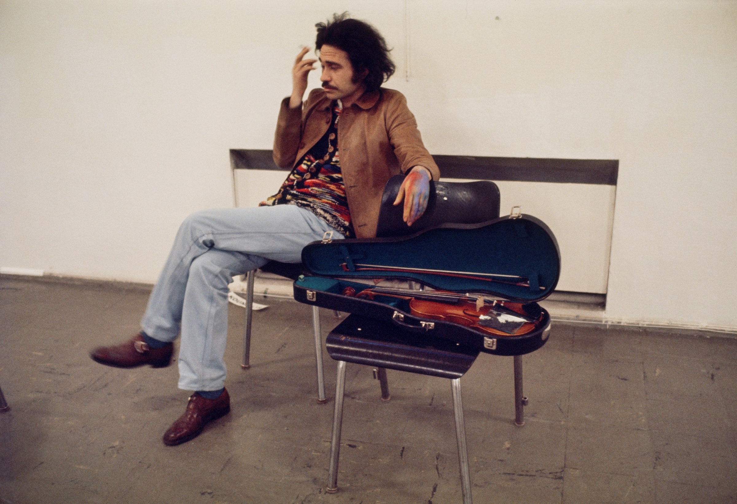 07 Jannis Kounellis, Omaggio a Morris Louis,1971. 
