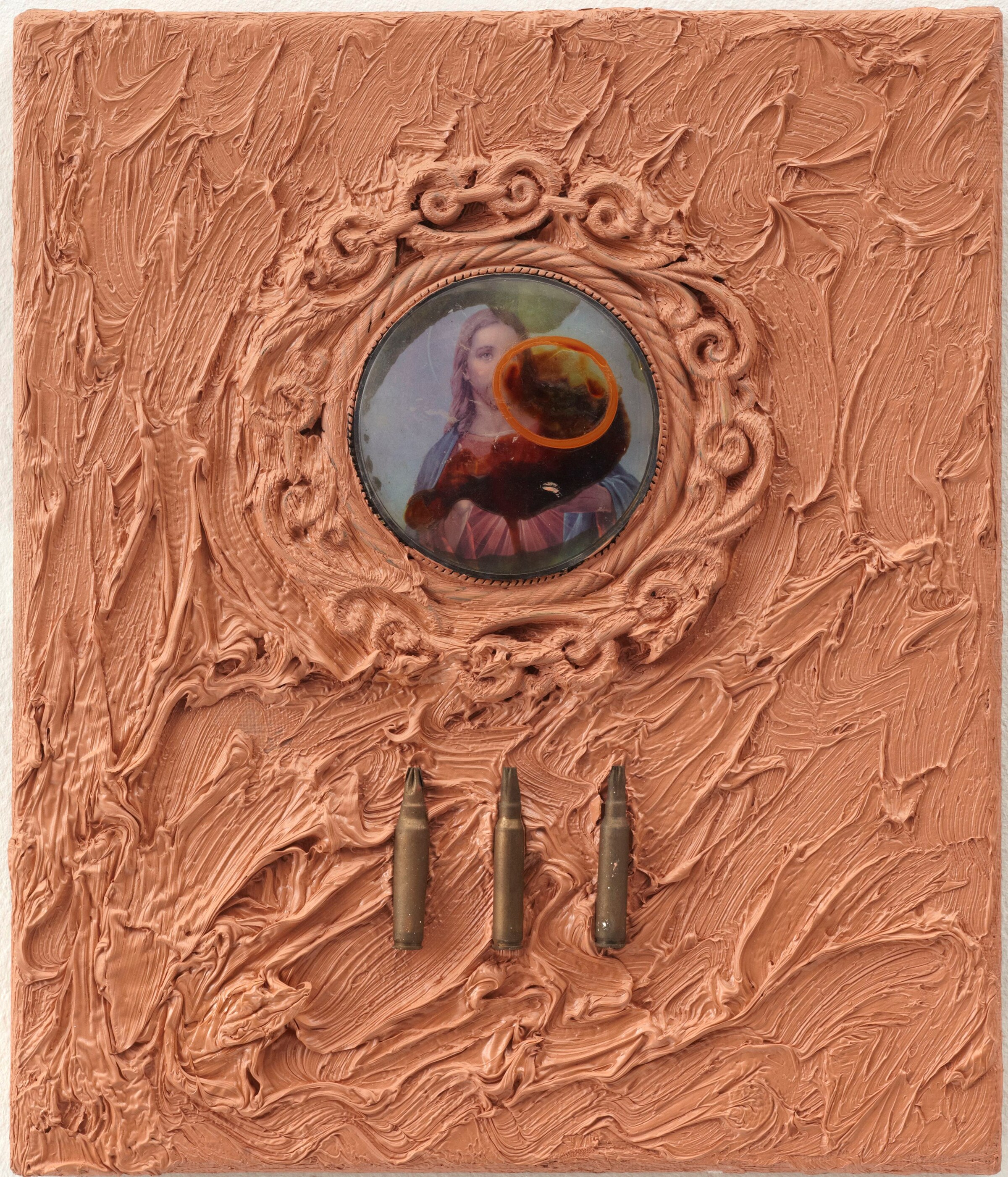 17. Flesh Tint, 1990, oil and mixed media on canva