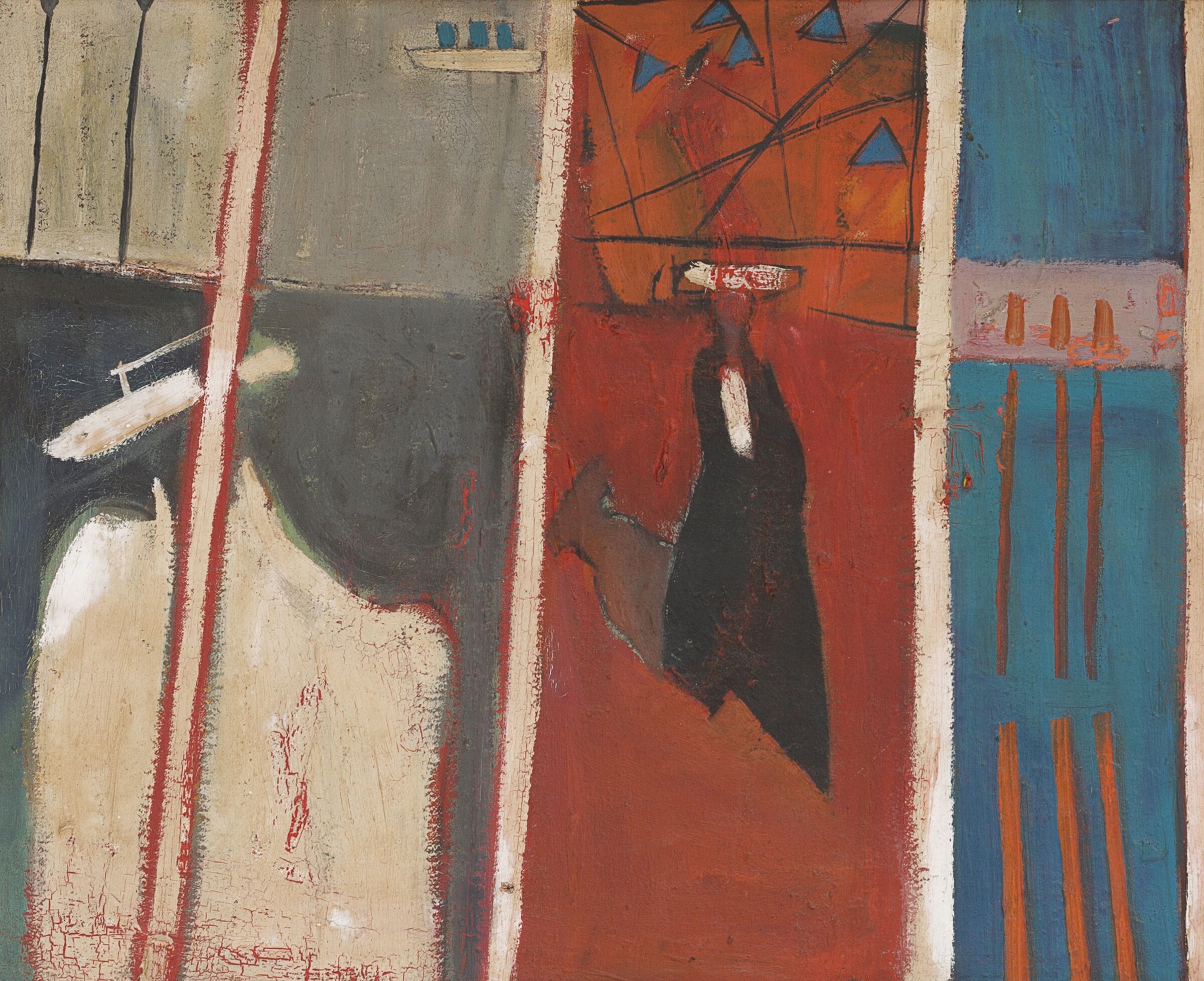 18. 2nd Potters Bar Fete 1910, 1960-61, oil on ca