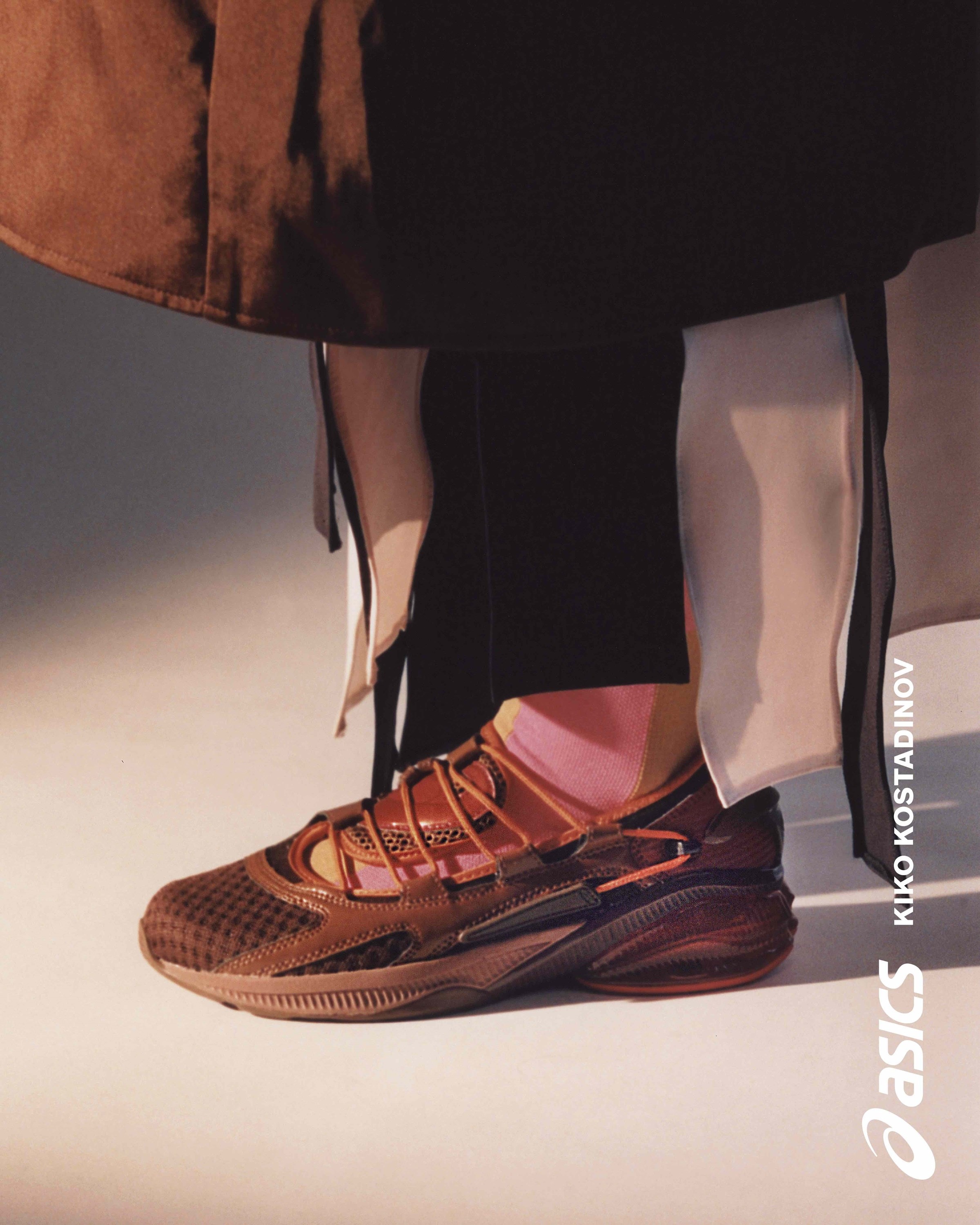 ASICS x Kiko Kostadinov Gel Aurania trainers campaign