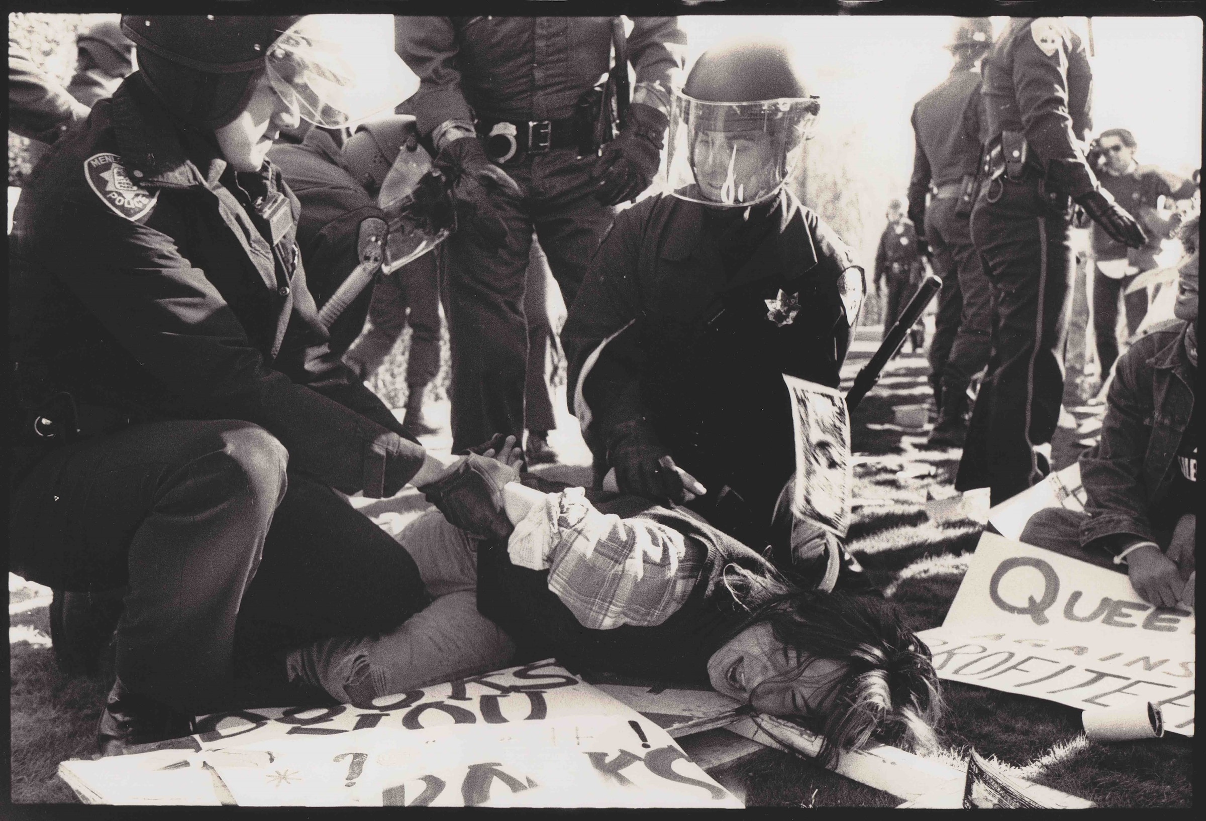 1_ACTUP Protest Arrest at BurroughsWelcome Pharma