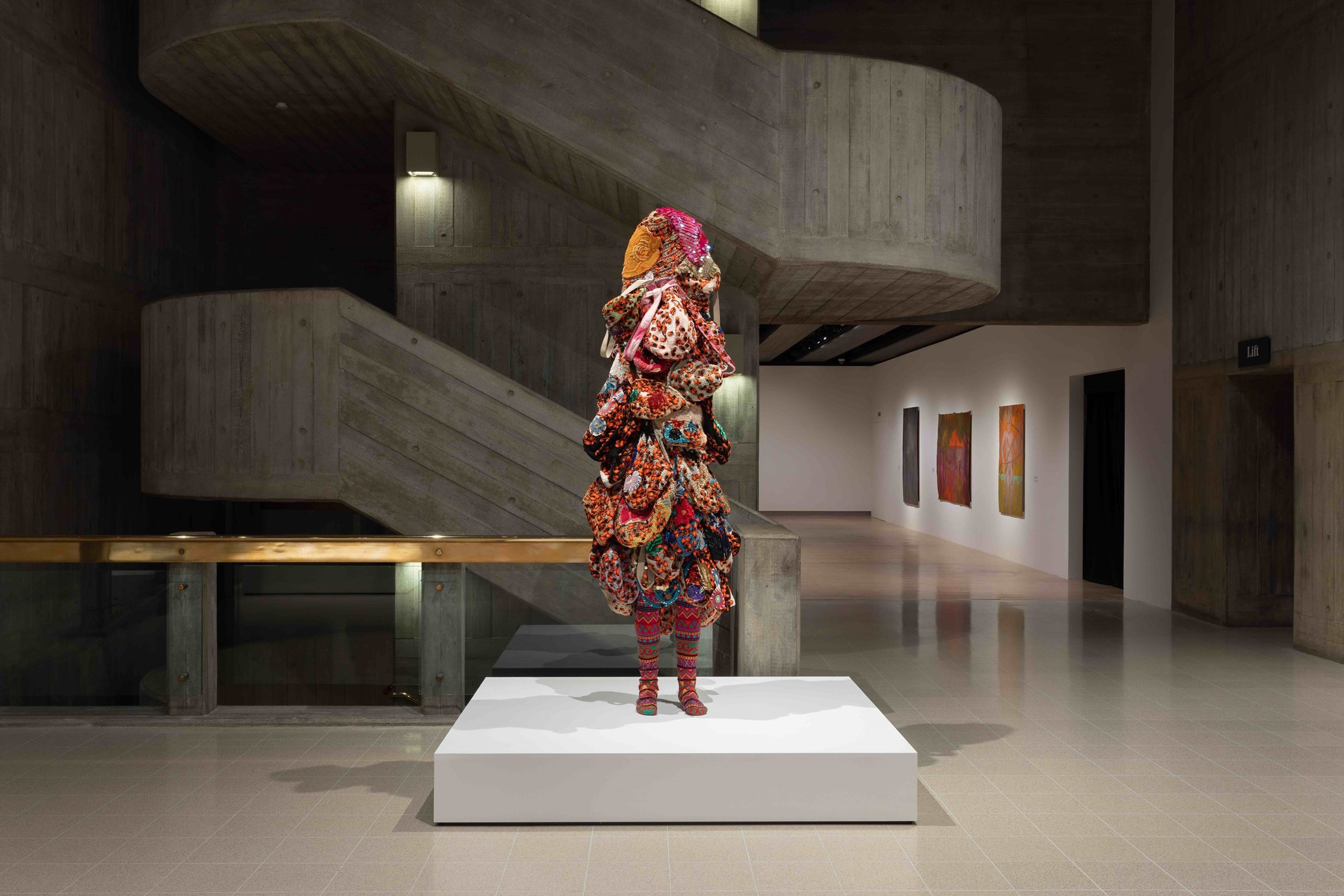 Installation View of Nick Cave, Soundsuit 2010 at