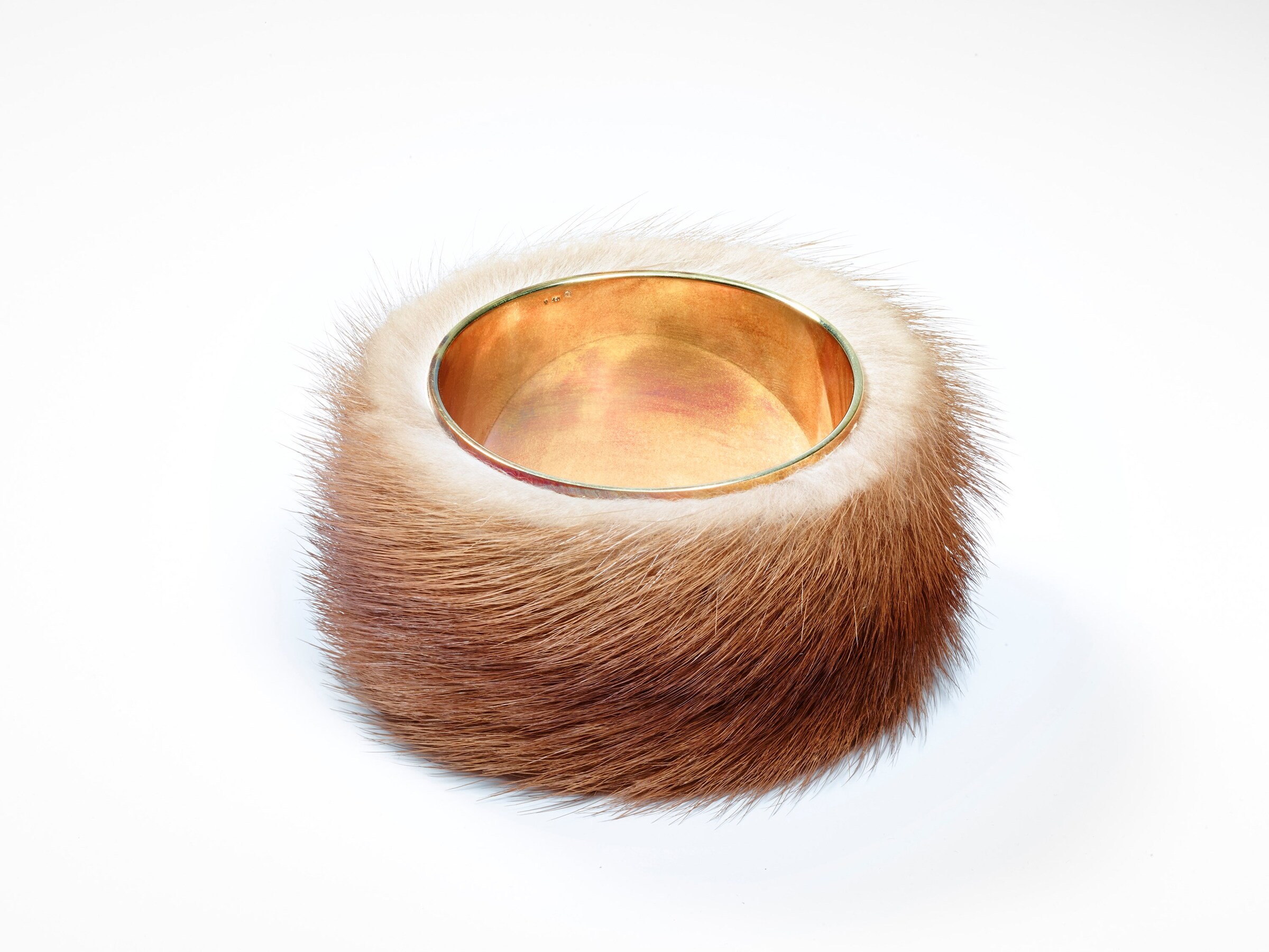Meret Oppenheim x Gems and Ladders fur bracelet