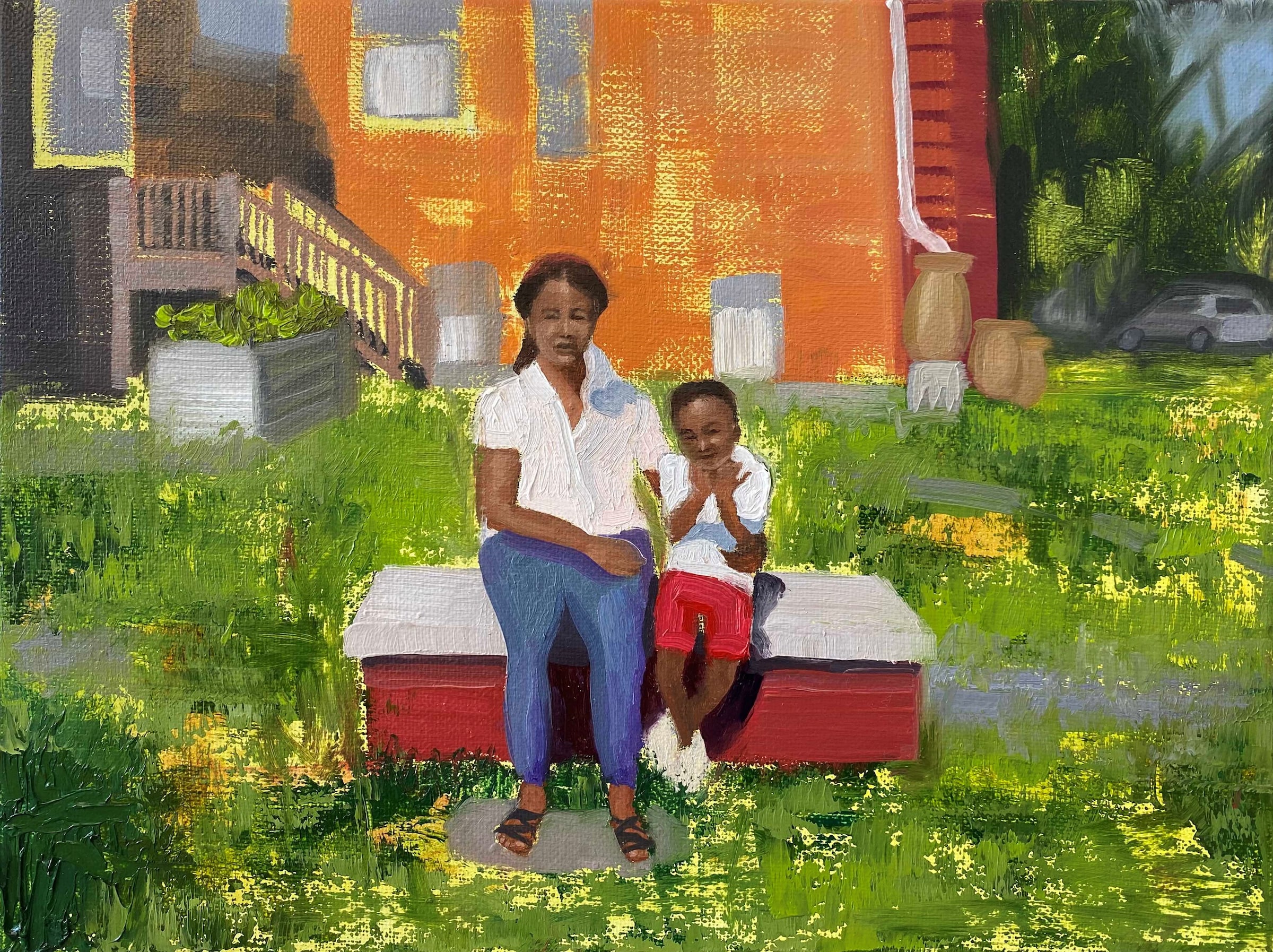 Ashley January - Amber and Sam Study, 2020