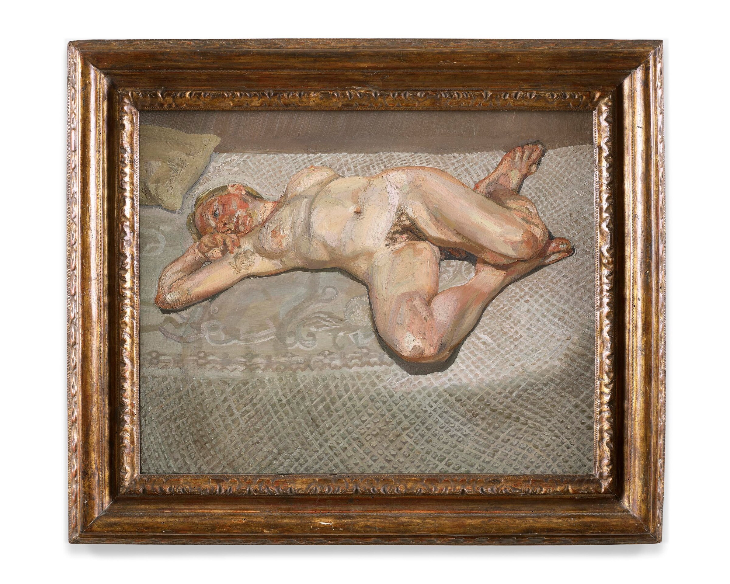 Freud, Lucian_Blonde Girl on a Bed_1987_III