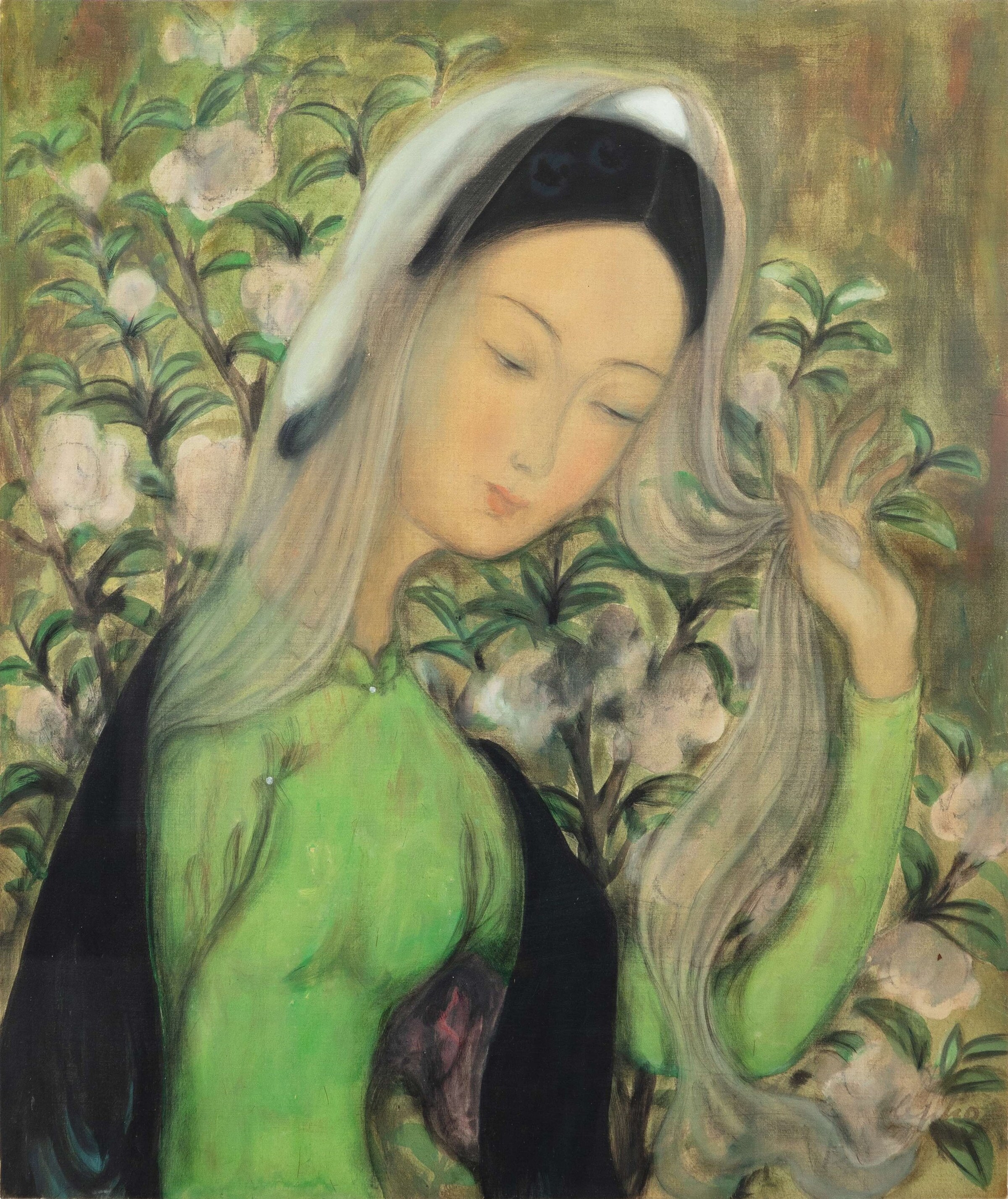Le Pho (1907 – 2001), Femme au voile