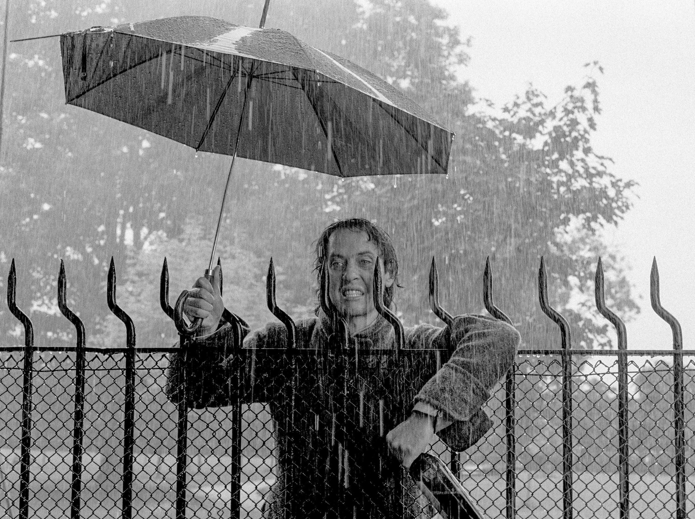 Richard E Grant on the set of Withnail and I