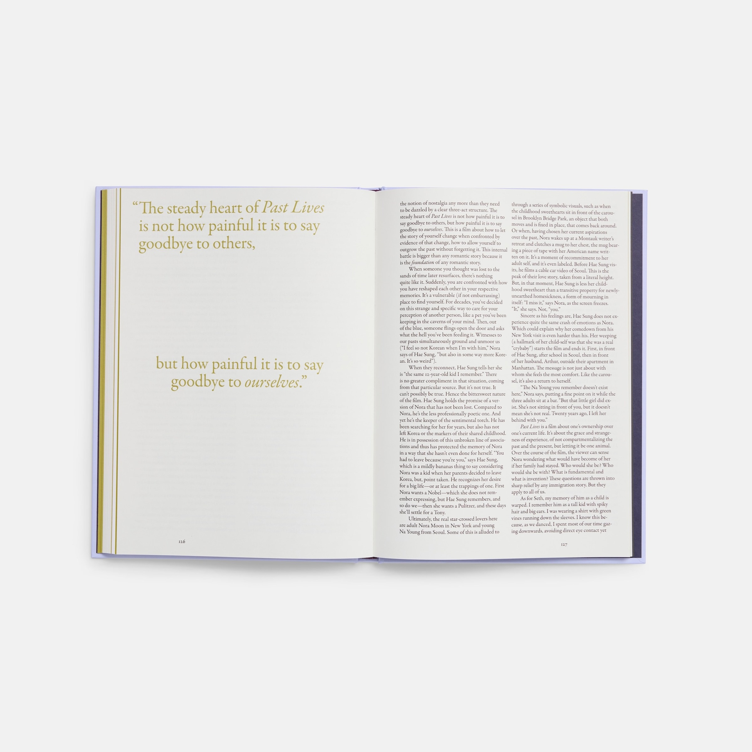 Past Lives Screenplay Book