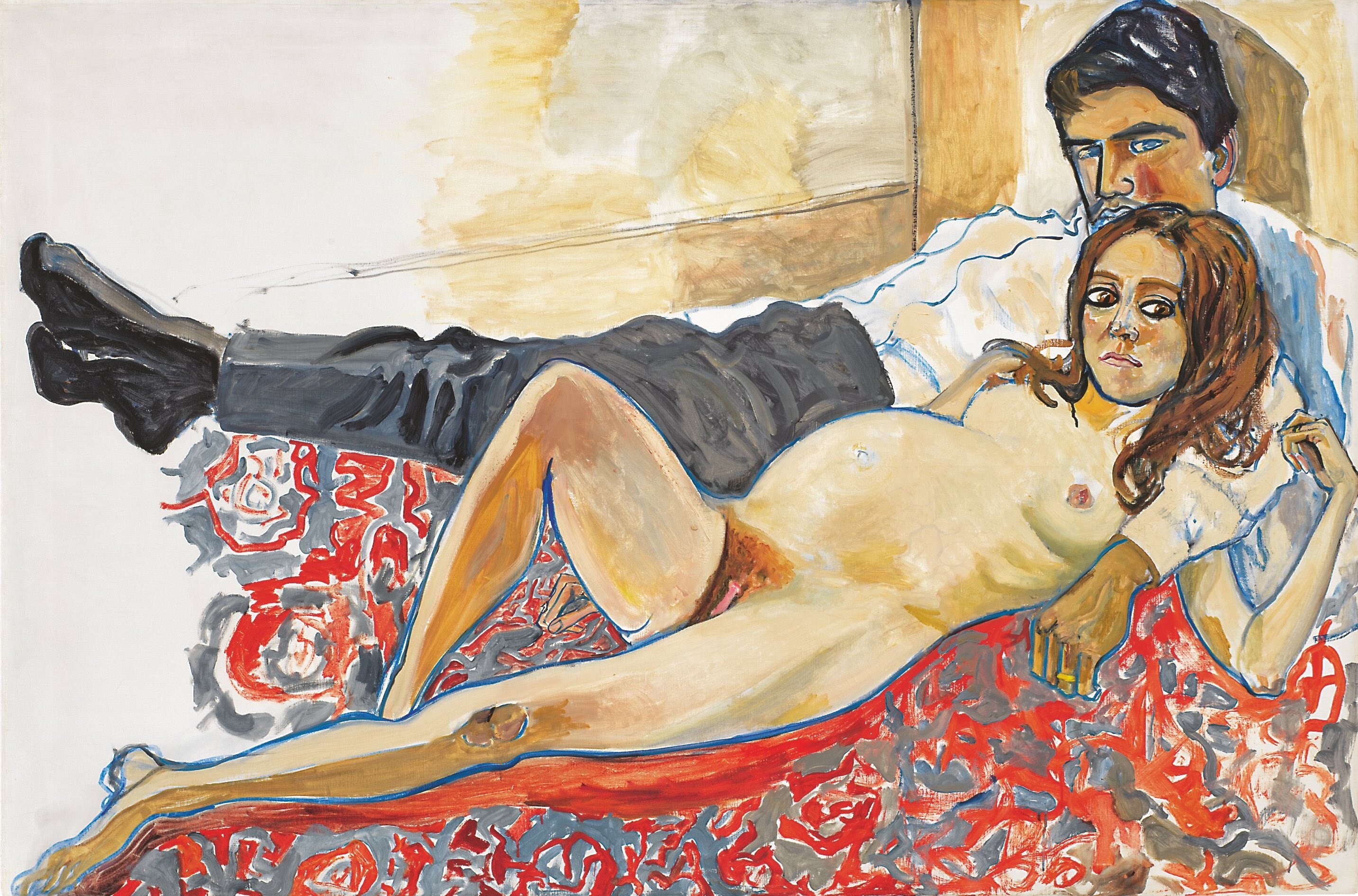 12. Pregnant Julie and Algis, 1967