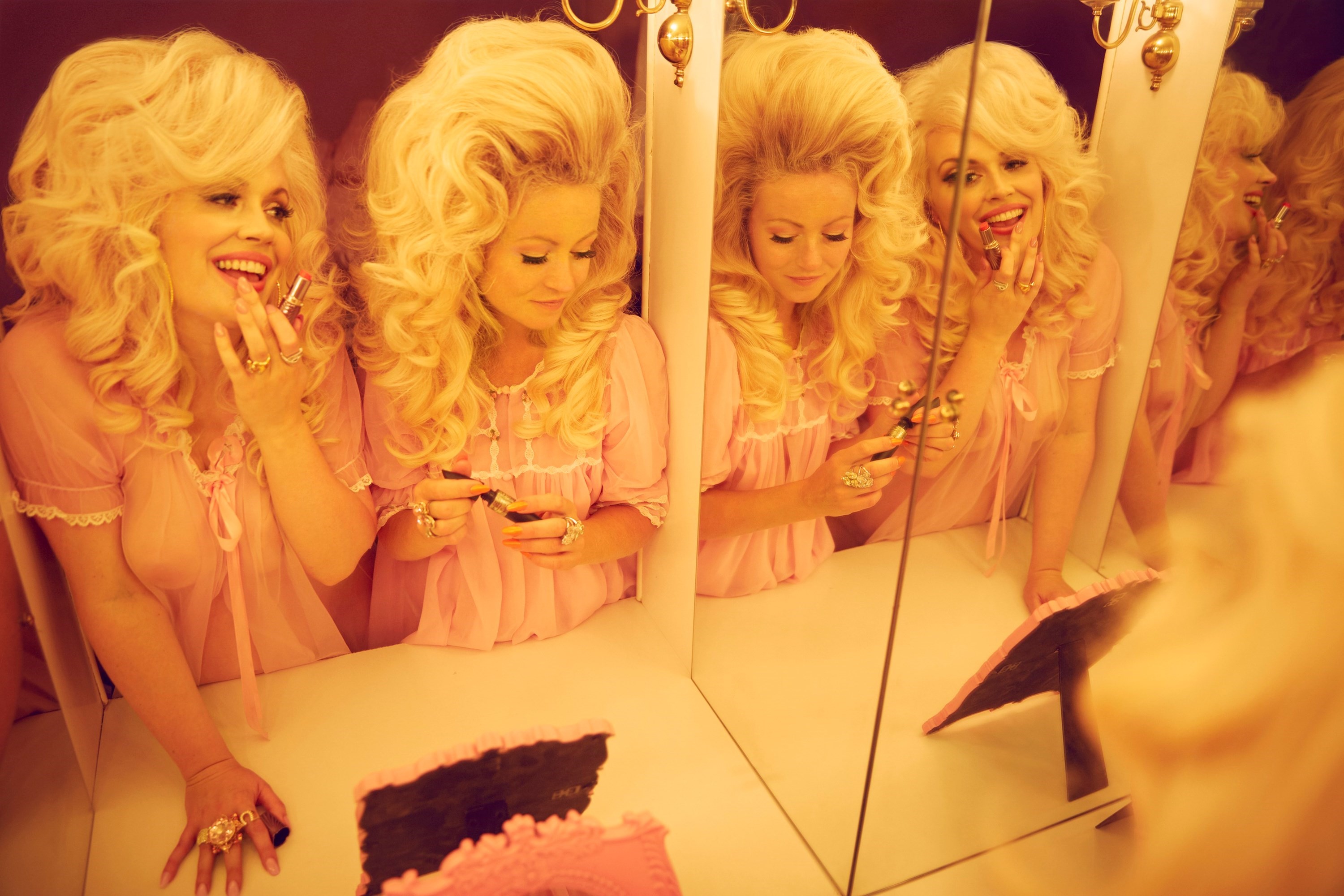 One Photographers Decade of Dressing up as Dolly Parton AnOther pic