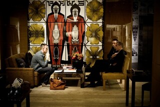 Herve Mikaeloff, Pablo Bronstein and William Oliver