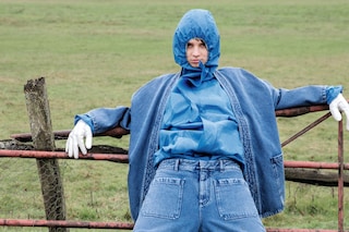 Scarecrow is Waving at  the Moon