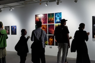 Guests at the Private View for Shashin Ron (On Photography)