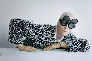 Tilda Swinton, Fashion: Yves Saint Laurent, Reykjavik, 2011 